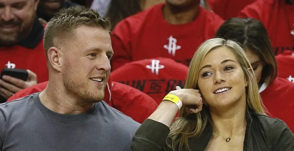 Kealia Ohai and J.J. Watt