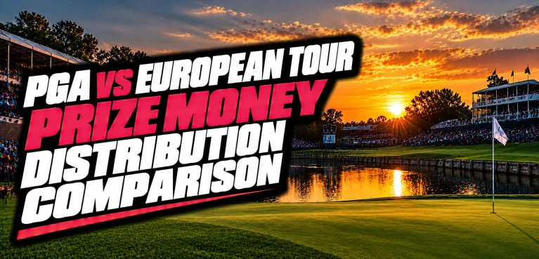 PGA vs European Tour Prize Money Distribution Chart Comparison