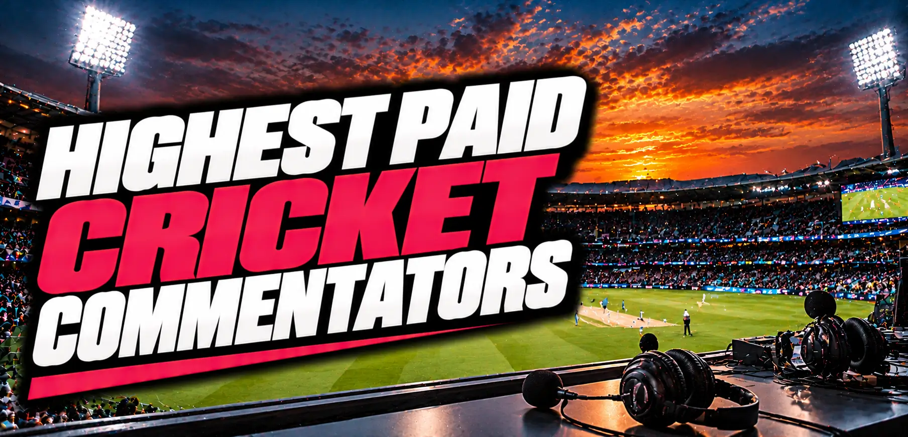 Top 10 Highest Paid Cricket Commentators in the World