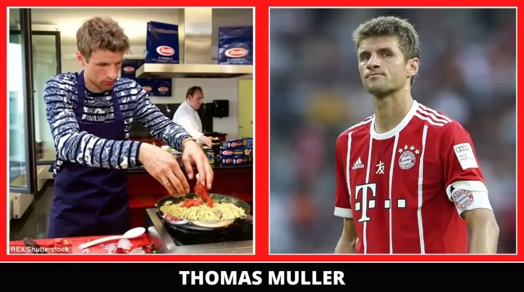 Thomas Muller cooking