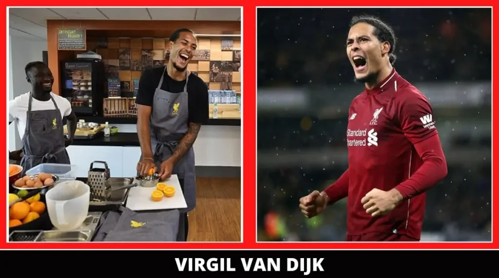 Virgil Van Dijk Cooking